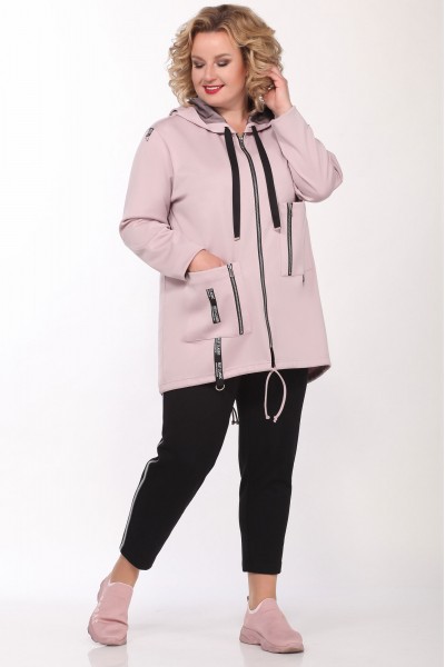 Спортивный костюм Lady Secret 2642 пудровый с черным