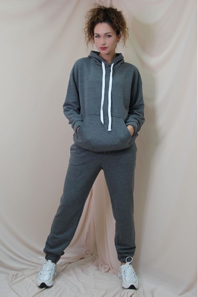 Спортивный костюм Juliet Style 176-3 серый