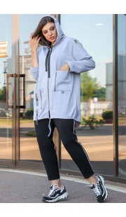 Спортивный костюм Lady Secret 2642 серый с черным