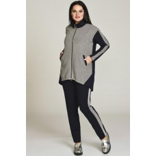 Спортивный костюм Svetlana Style 1140 темно-синий с серым