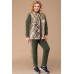 Спортивный костюм Svetlana Style 1293 золотой с хаки Спортивный костюм Svetlana Style 1293 золотой с хаки