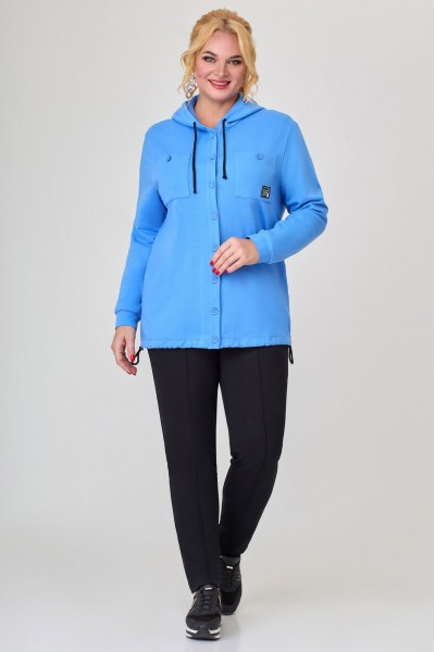 Спортивный костюм Svetlana Style 1871 черный+бирюза