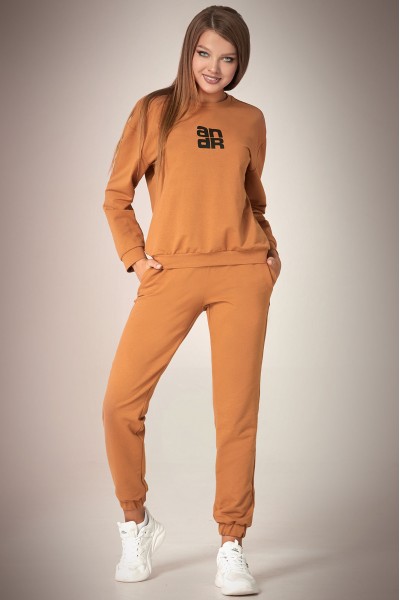 Спортивный костюм Andrea Fashion AF-61 карамель