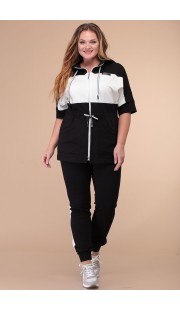 Спортивный костюм Danaida 1901-1 черный с белым