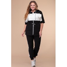 Спортивный костюм Danaida 1901-1 черный с белым Спортивный костюм Danaida 1901-1 черный с белым