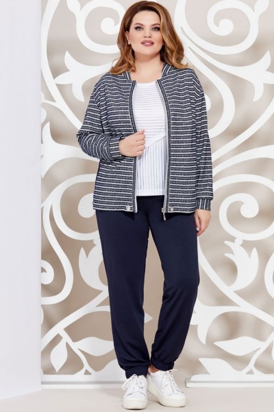 Спортивный костюм Mira Fashion 4904-2 тёмно-синий