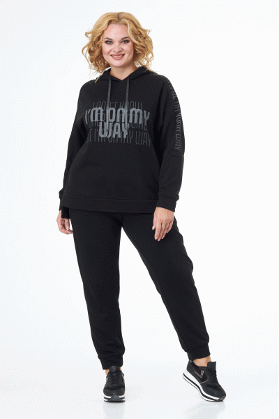 Спортивный костюм Lady Three Stars 2141 черный