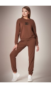 Спортивный костюм Andrea Fashion AF-61 шоколад