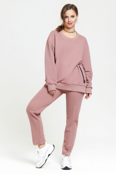 Спортивный костюм TEZA 2385 бледно-розовый