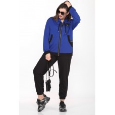 Спортивный костюм Lady Secret 2744 василек с черным Спортивный костюм Lady Secret 2744 василек с черным