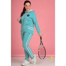 Спортивный костюм Anastasia Mak 578 светло бирюзовый