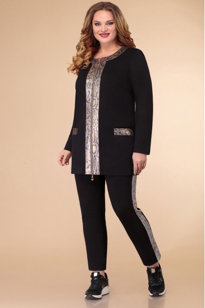 Спортивный костюм Svetlana Style 1446 черный