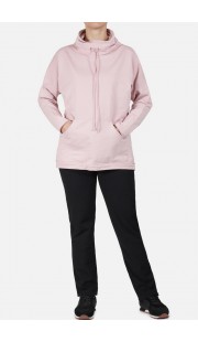 Спортивный костюм Mirolia 429 бледно-розовый с черным