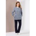 Спортивный костюм Mira Fashion 4985 синий и чёрный