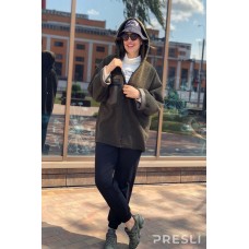 Спортивный костюм Runella 1462 ХАКИ +Экрю Спортивный костюм Runella 1462 ХАКИ +Экрю