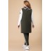 Спортивный костюм Svetlana Style 1489 хаки с белым