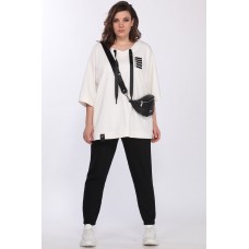 Спортивный костюм Lady Secret 2751 черно-белый