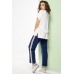 Спортивный костюм Denissa Fashion 1227 молочный с синим