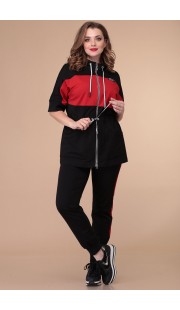Спортивный костюм Danaida 1901 черный с красным