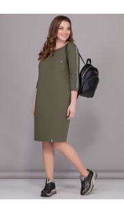 Спортивное платье B&F 2074 хаки