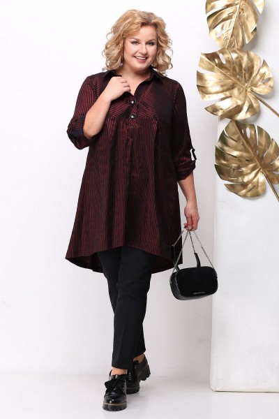 Туника Michel Chic 742 бордовые тона