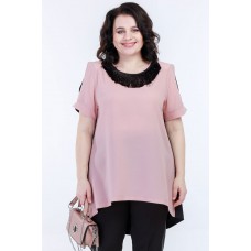 Туника Belinga 5040 розовый с чёрным