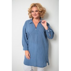 Туника Michel Chic 761 голубой, полоска