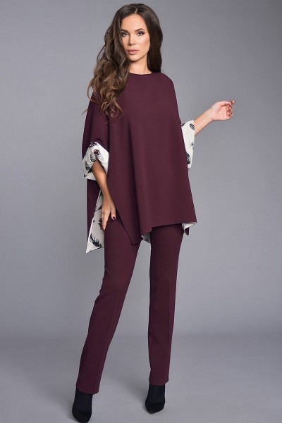 Туника Teffi style 1285 пурпурный