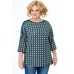 Туника Anelli 332 черный,зеленый,белый