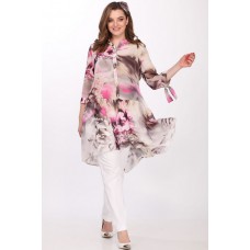 Туника Elletto 3227 розовые тона Туника Elletto 3227 розовые тона