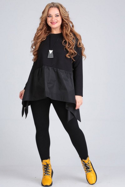 Туника Andrea Style 00245 черный