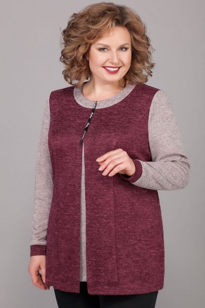 Туника Emilia 380-3 бордовый