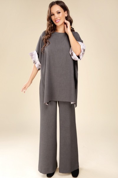 Туника Teffi style 1285 графитовый