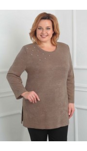 Туника Орхидея Люкс 926 коричневый