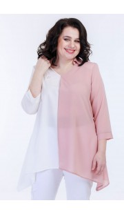 Туника Belinga 5034 молочный с розовым