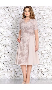 Платье Mira Fashion 4650 пудра
