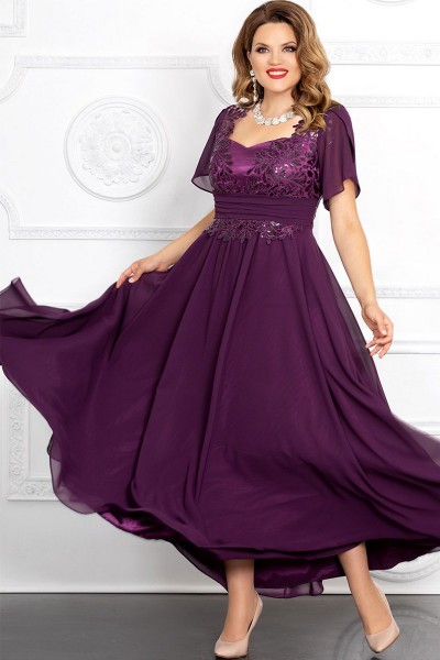 Платье Mira Fashion 4146.2 "слива"