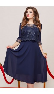 Платье Vittoria Queen 9973 синий