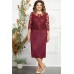 Платье Mira Fashion 4841-2 бордовый