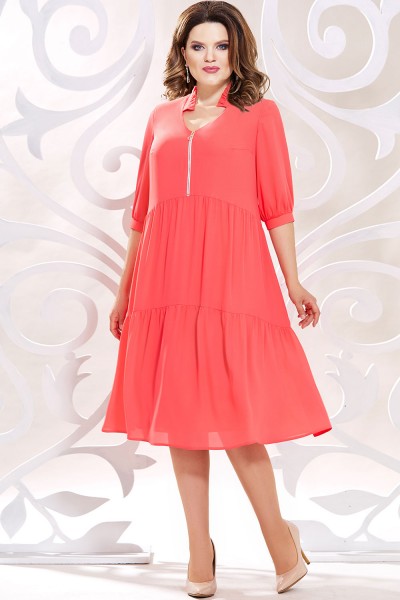 Платье Mira Fashion 4818 коралл
