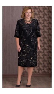 Платье Aira Style 636 черные тона