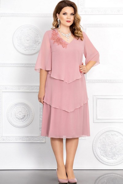 Платье Mira Fashion 4664-2 пудра
