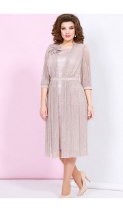 Платье Mira Fashion 4902 светлые тона