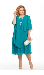 Платье Pretty 347 бирюзовые тона