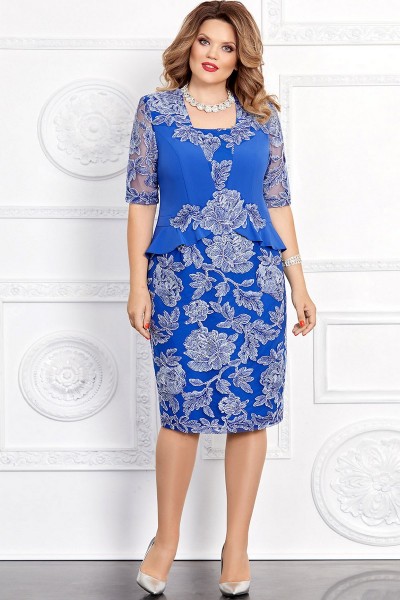 Платье Mira Fashion 4652 васильковый