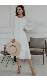 Платье Olga Style м406 Белый