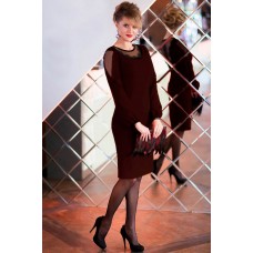 Платье Euromoda 251/1 шоколад