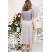 Платье Mira Fashion 4793 серебро