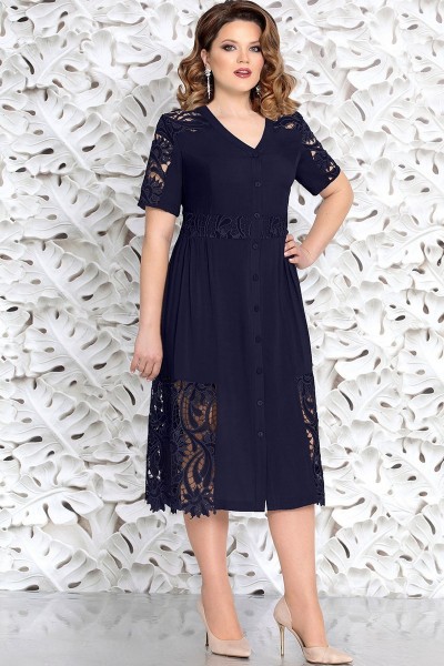 Платье Mira Fashion 4625-2 тёмно-синий