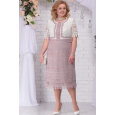 Платье Ninele 2203 пудра